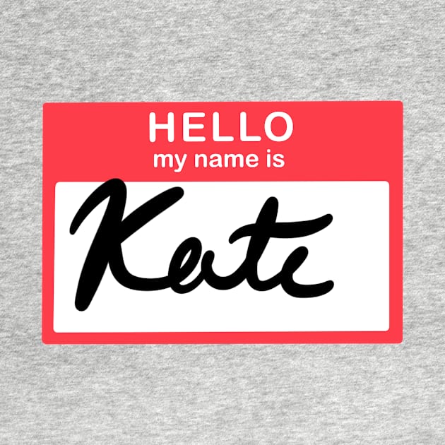 Hello, my name is Kate by simonescha